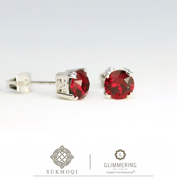 Ruby studs