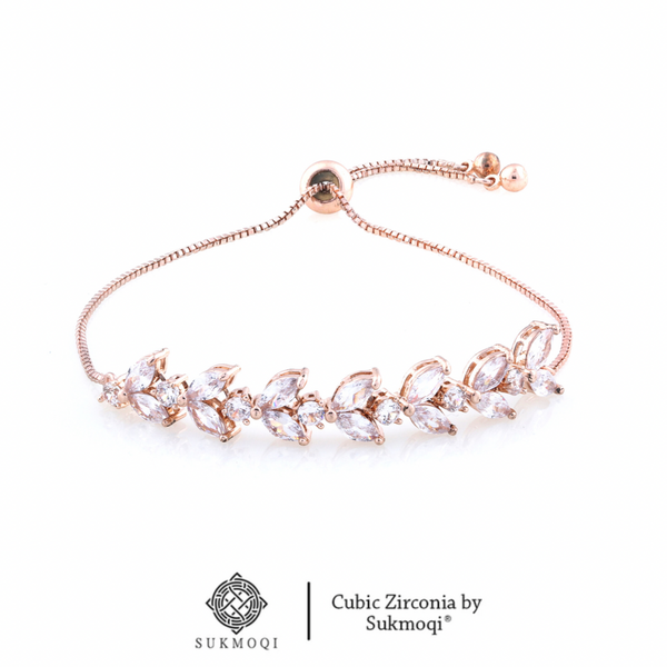 Rose Gold Navette Bracelet