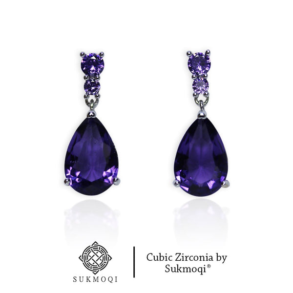 Amethyst Drop Earrings